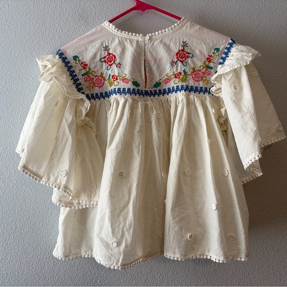 Cross Stitch Embroidered Blouse - Picture 3 of 3